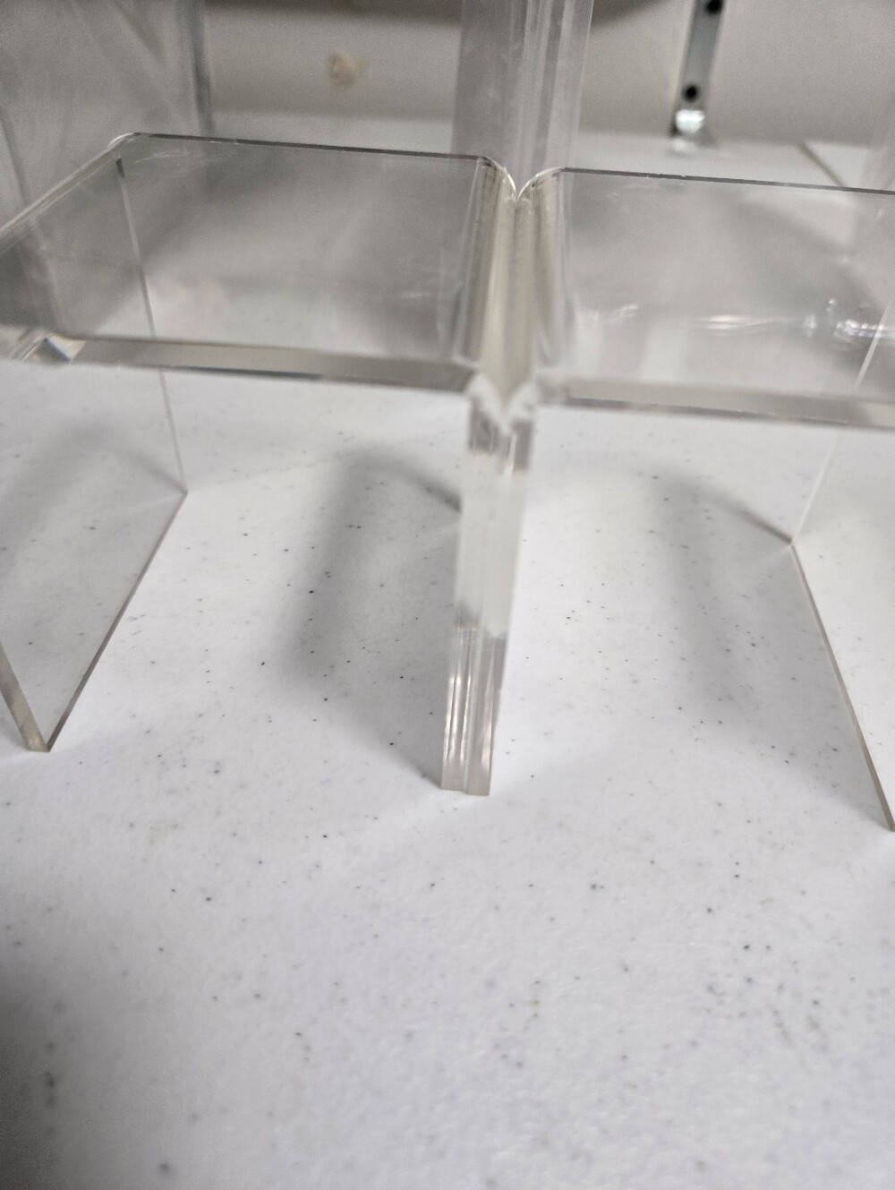 NEW 5 Pcs Acrylic Risers for Display. 2 3x3x3 And 3 5x5x5 New. - Picture 4 of 11